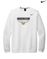 Inderkum HS Wrestling Design - Mens Nike Crewneck