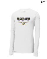 Inderkum HS Wrestling Design - Mens Nike Longsleeve