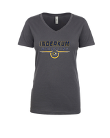 Inderkum HS Wrestling Design - Womens Vneck