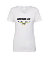 Inderkum HS Wrestling Design - Womens Vneck