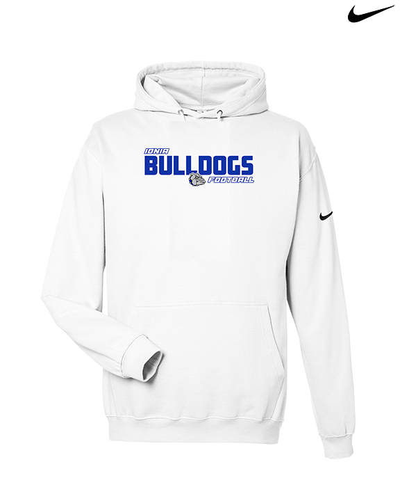 Ionia HS Football Bold - Nike Club Fleece Hoodie