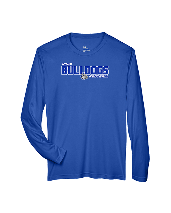 Ionia HS Football Bold - Performance Longsleeve