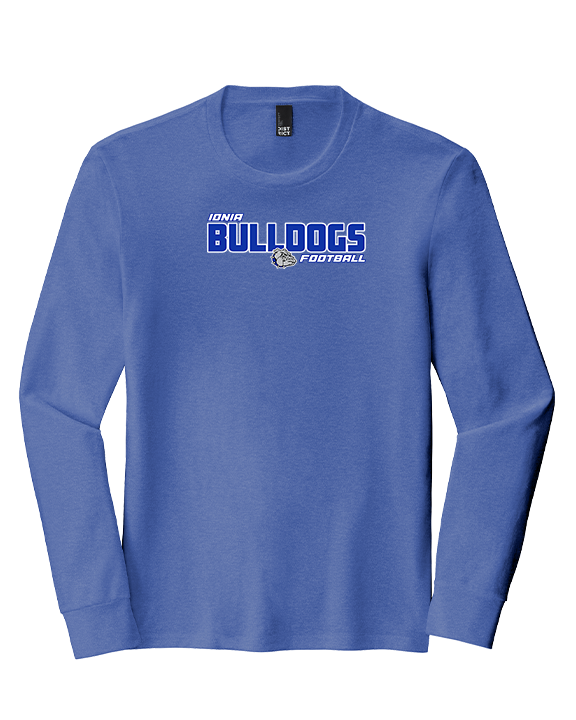 Ionia HS Football Bold - Tri-Blend Long Sleeve