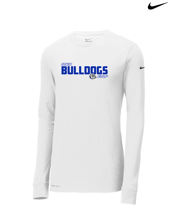 Ionia HS Golf Bold - Mens Nike Longsleeve