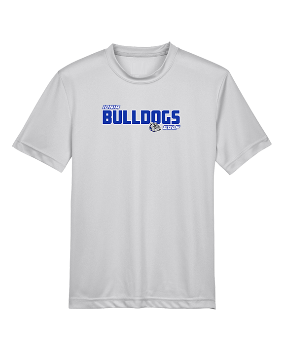 Ionia HS Golf Bold - Youth Performance Shirt