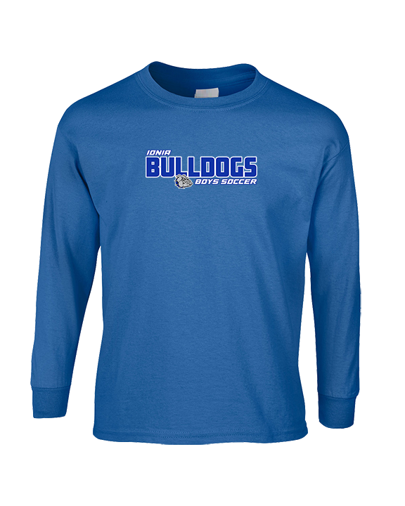 Ionia HS Boys Soccer Bold - Cotton Longsleeve