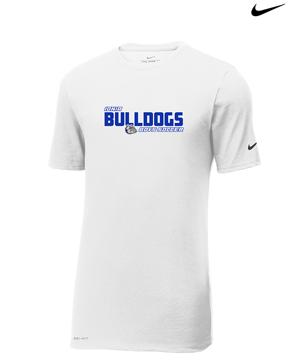 Ionia HS Boys Soccer Bold - Mens Nike Cotton Poly Tee