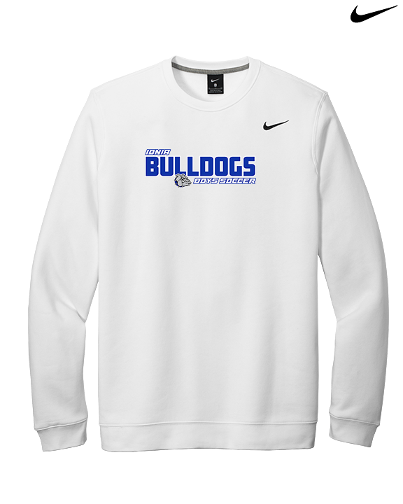 Ionia HS Boys Soccer Bold - Mens Nike Crewneck