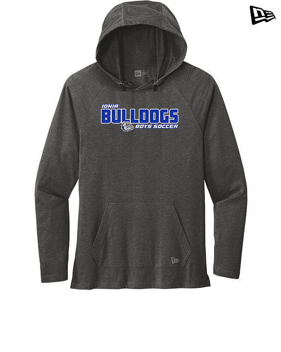 Ionia HS Boys Soccer Bold - New Era Tri-Blend Hoodie