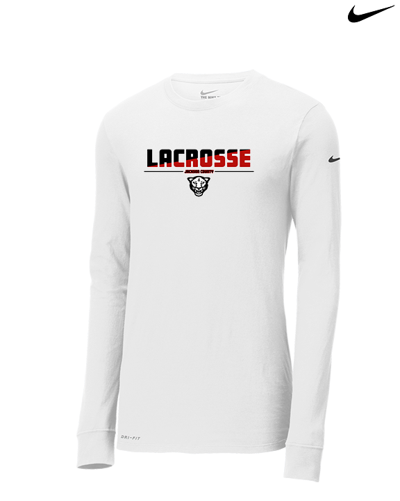 Jackson County HS Girls Lacrosse Cut - Mens Nike Longsleeve