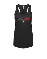 Jackson County HS Girls Lacrosse Cut - Womens Tank Top
