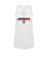 Jackson County HS Girls Lacrosse Cut - Womens Tank Top
