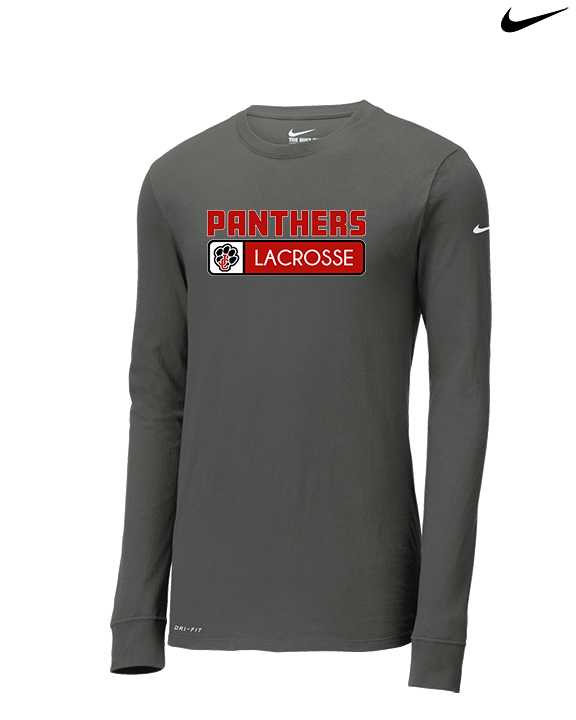 Jackson County HS Girls Lacrosse Pennant - Mens Nike Longsleeve