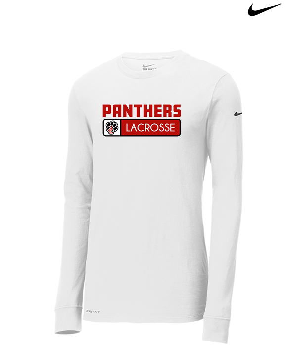 Jackson County HS Girls Lacrosse Pennant - Mens Nike Longsleeve
