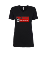 Jackson County HS Girls Lacrosse Pennant - Womens Vneck