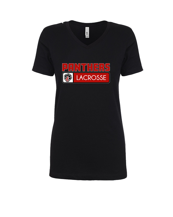 Jackson County HS Girls Lacrosse Pennant - Womens Vneck