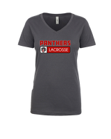 Jackson County HS Girls Lacrosse Pennant - Womens Vneck