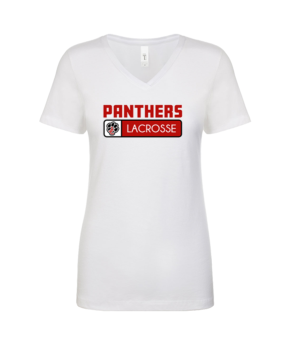 Jackson County HS Girls Lacrosse Pennant - Womens Vneck