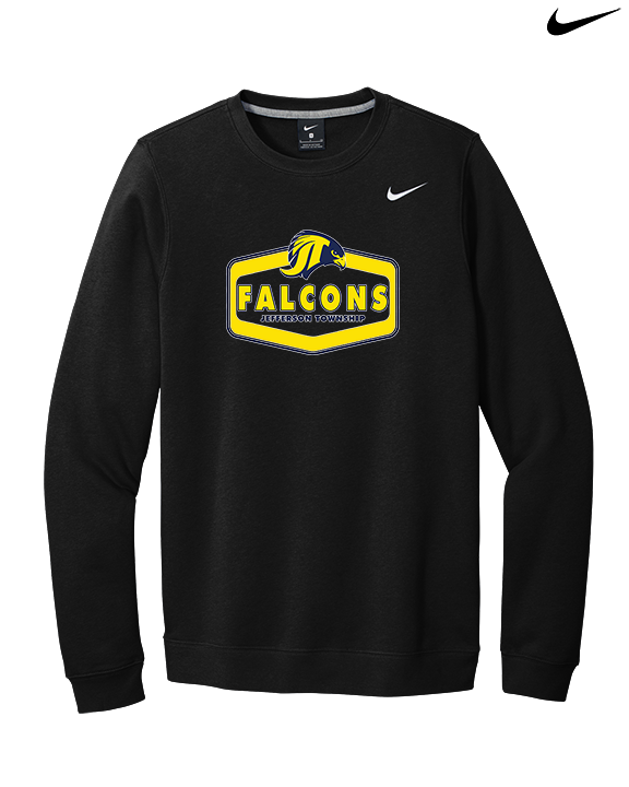 Jefferson Township HS Football Board v2 - Mens Nike Crewneck