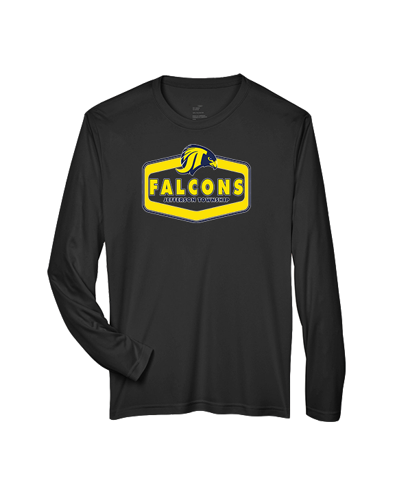 Jefferson Township HS Football Board v2 - Performance Longsleeve