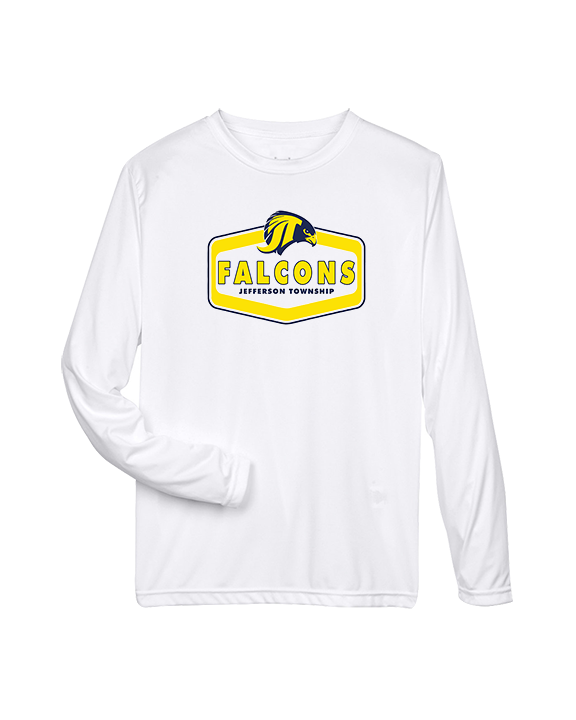 Jefferson Township HS Football Board v2 - Performance Longsleeve