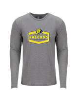 Jefferson Township HS Football Board v2 - Tri-Blend Long Sleeve