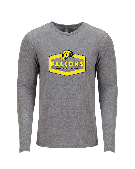 Jefferson Township HS Football Board v2 - Tri-Blend Long Sleeve