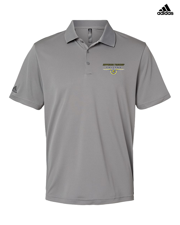 Jefferson Township HS Football Design v2 - Mens Adidas Polo