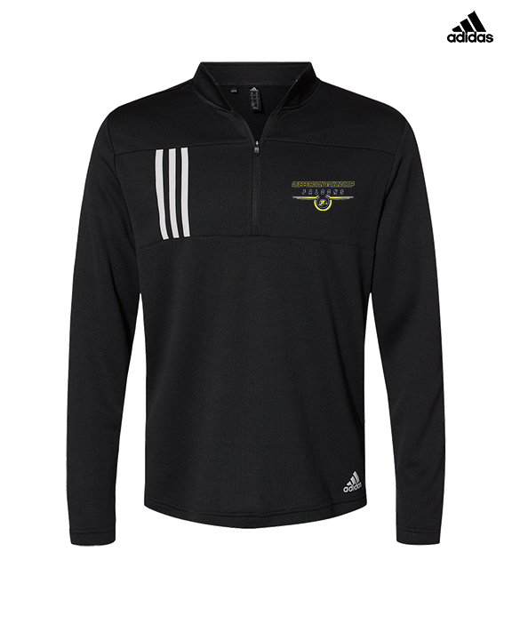 Jefferson Township HS Football Design v2 - Mens Adidas Quarter Zip