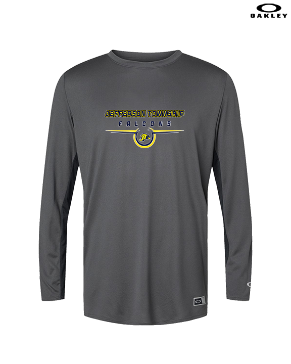 Jefferson Township HS Football Design v2 - Mens Oakley Longsleeve