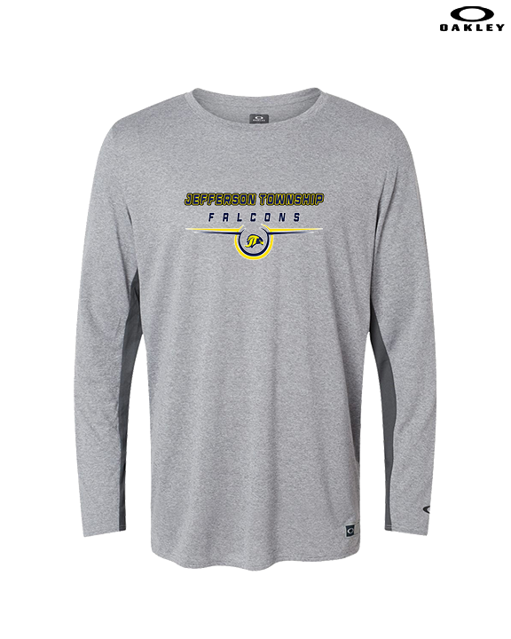 Jefferson Township HS Football Design v2 - Mens Oakley Longsleeve