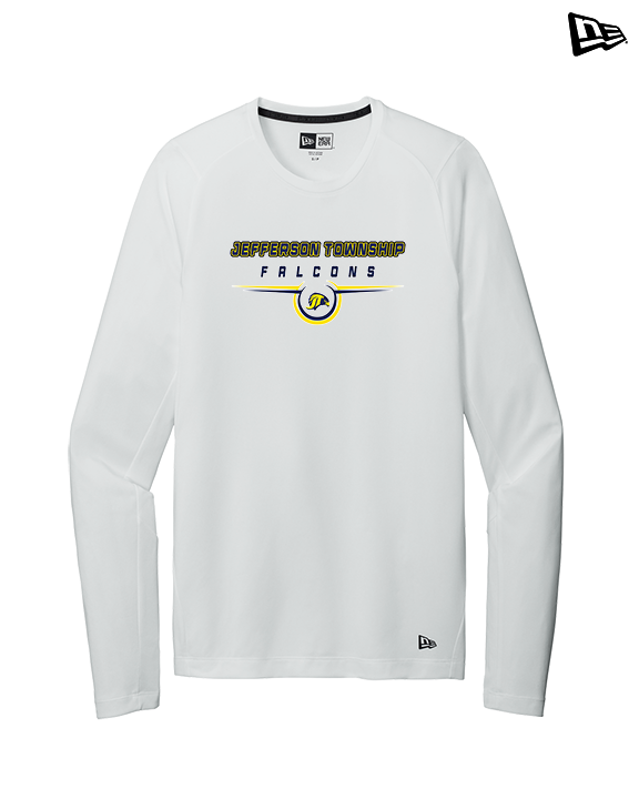 Jefferson Township HS Football Design v2 - New Era Performance Long Sleeve
