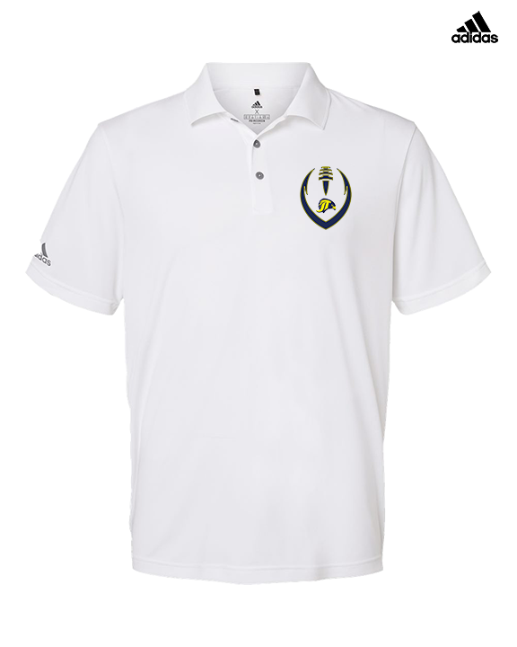 Jefferson Township HS Football Full Football v2 - Mens Adidas Polo