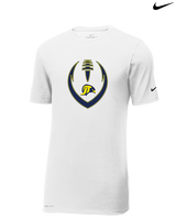 Jefferson Township HS Football Full Football v2 - Mens Nike Cotton Poly Tee
