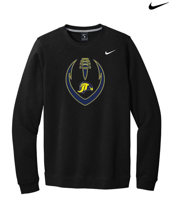 Jefferson Township HS Football Full Football v2 - Mens Nike Crewneck