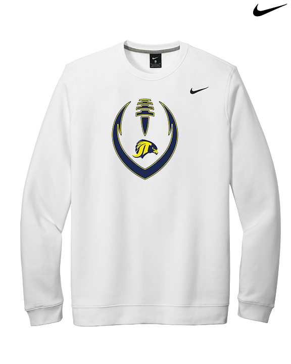 Jefferson Township HS Football Full Football v2 - Mens Nike Crewneck