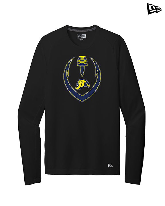 Jefferson Township HS Football Full Football v2 - New Era Performance Long Sleeve