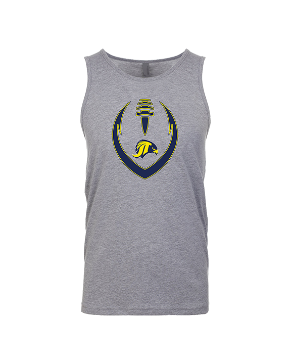 Jefferson Township HS Football Full Football v2 - Tank Top