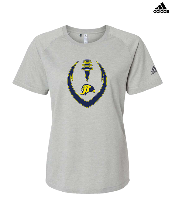 Jefferson Township HS Football Full Football v2 - Womens Adidas Performance Shirt