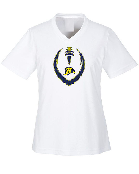 Jefferson Township HS Football Full Football v2 - Womens Performance Shirt