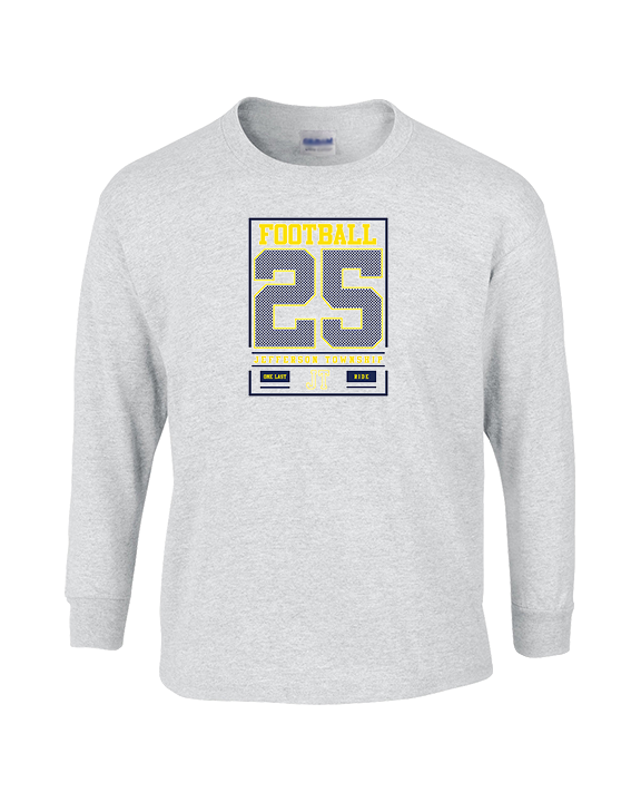 Jefferson Township HS Football Last Ride 25 - Cotton Longsleeve