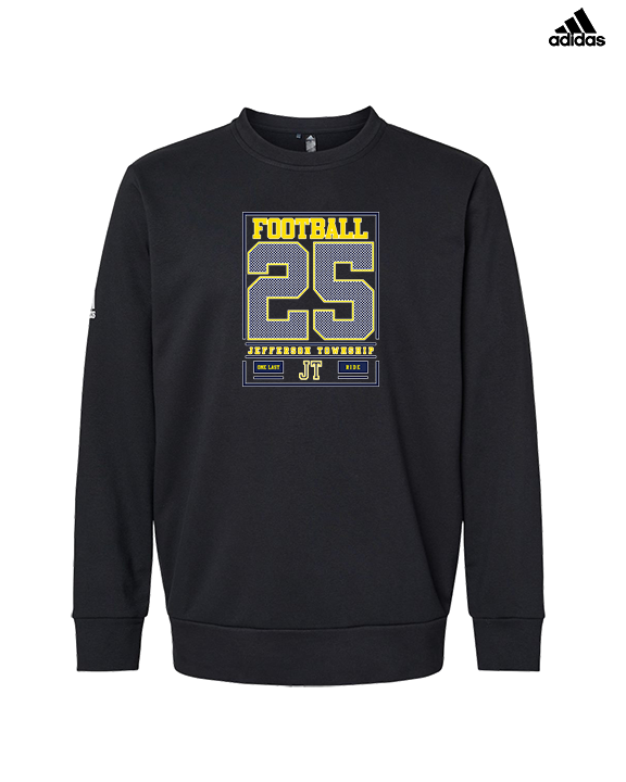 Jefferson Township HS Football Last Ride 25 - Mens Adidas Crewneck