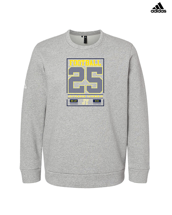 Jefferson Township HS Football Last Ride 25 - Mens Adidas Crewneck