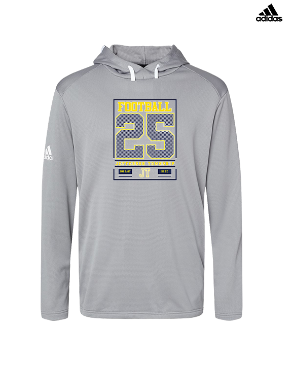 Jefferson Township HS Football Last Ride 25 - Mens Adidas Hoodie