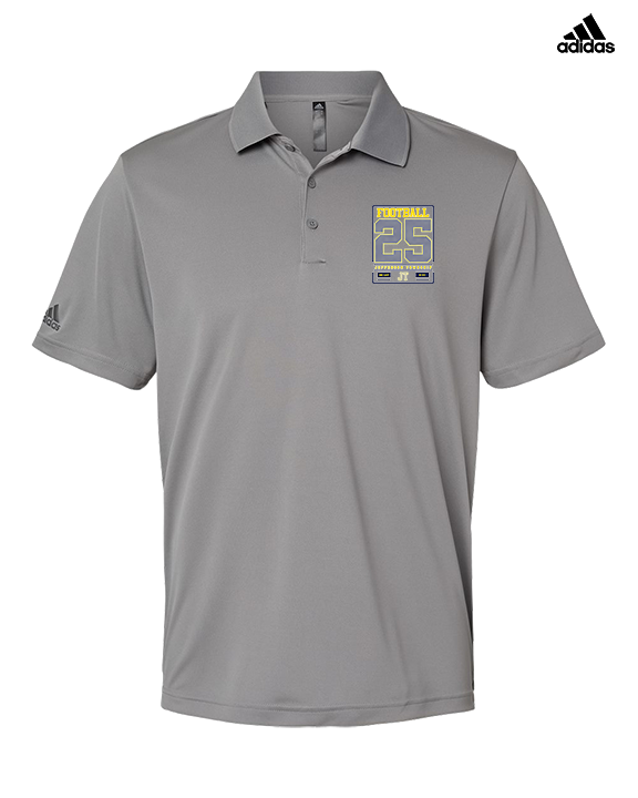 Jefferson Township HS Football Last Ride 25 - Mens Adidas Polo