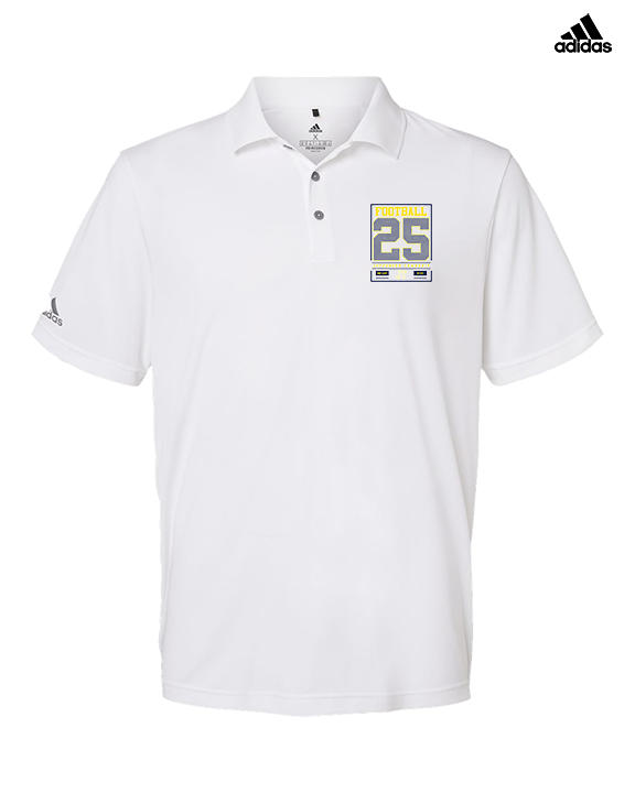 Jefferson Township HS Football Last Ride 25 - Mens Adidas Polo