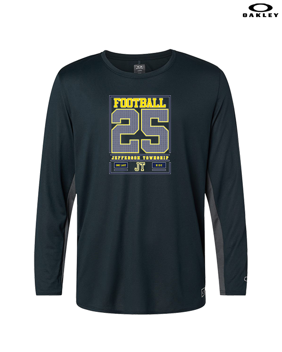 Jefferson Township HS Football Last Ride 25 - Mens Oakley Longsleeve