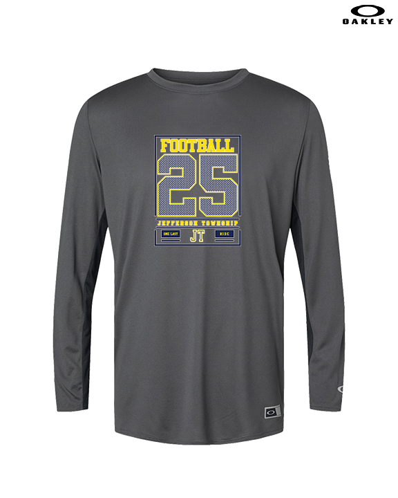Jefferson Township HS Football Last Ride 25 - Mens Oakley Longsleeve