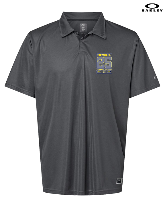 Jefferson Township HS Football Last Ride 25 - Mens Oakley Polo