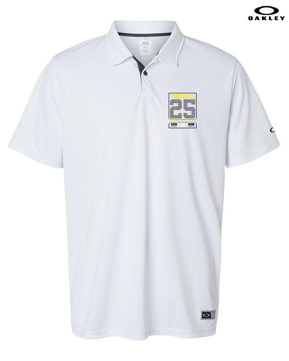 Jefferson Township HS Football Last Ride 25 - Mens Oakley Polo